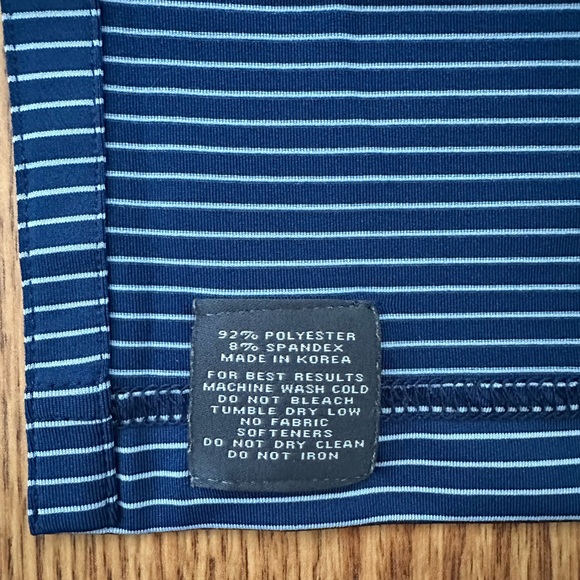 NWOT Turtleson Carter Stripe Performance Polo - Picture 4 of 4